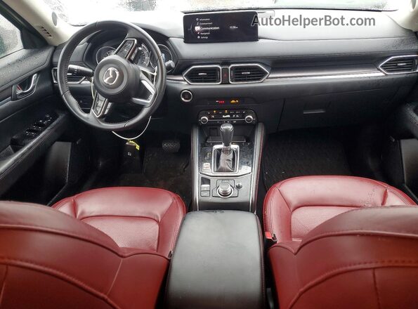 JM3KFBCY7M0392346 2021 MAZDA CX-5 Gray Առջևի վահանակի տեսք