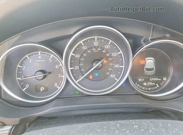 JM3KFBDL0H0133805 2017 MAZDA CX-5 Blue Widok zestawu wskaźników