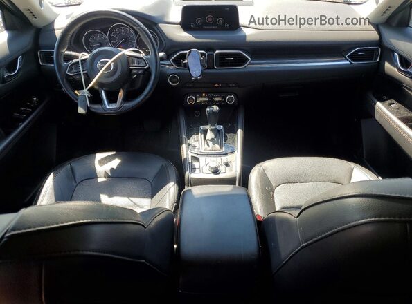 JM3KFBDL0H0133805 2017 MAZDA CX-5 Blue Widok deski rozdzielczej