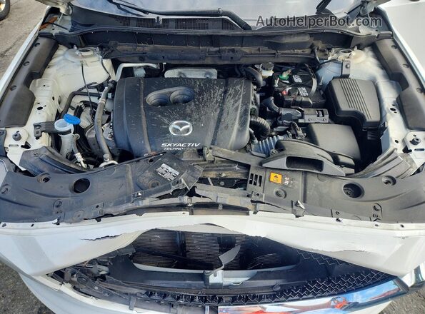 JM3KFBDL0H0211953 2017 MAZDA CX-5 White Widok komory silnika