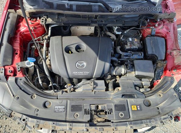 JM3KFBDL1H0164335 2017 MAZDA CX-5 Burgundy Widok komory silnika