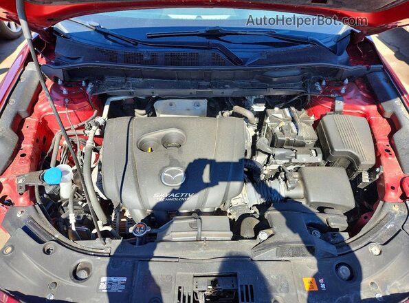 JM3KFBDL4H0186040 2017 MAZDA CX-5 Red უკანა სალონის ხედი