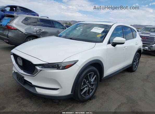 JM3KFBDL5H0114425 2017 MAZDA CX-5 Белый Передняя левая четверть
