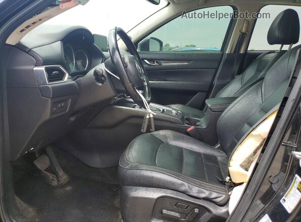 JM3KFBDL7H0151346 2017 MAZDA CX-5 Black წინა სალონის ხედი