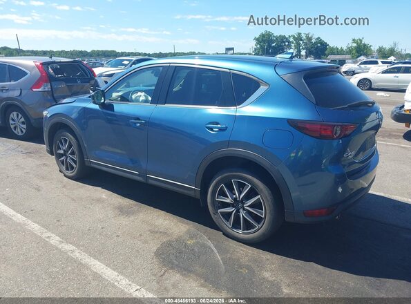 JM3KFBDL7H0227681 2017 MAZDA CX-5 Blue Trasero izquierdo