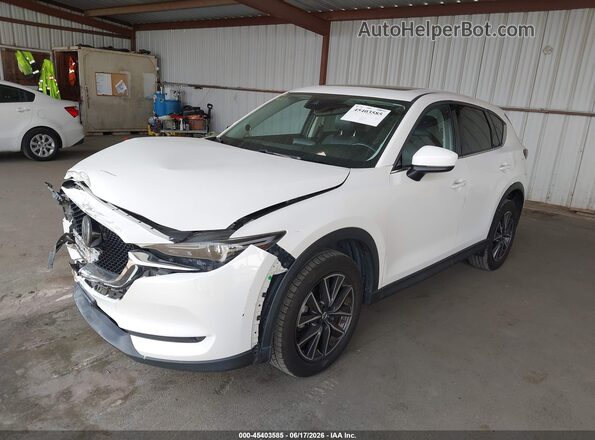 JM3KFBDL8H0127900 2017 MAZDA CX-5 White წინა მარცხენა ხედი სამი მეოთხედიდან