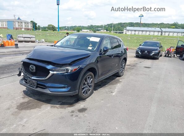JM3KFBDL9H0131941 2017 MAZDA CX-5 Dark Blue Передня ліва чверть