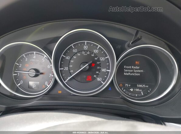 JM3KFBDL9H0131941 2017 MAZDA CX-5 Dark Blue Вид задніх сидінь
