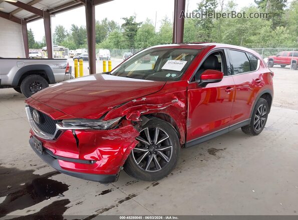 JM3KFBDLXH0113562 2017 MAZDA CX-5 Red Vista tres cuartos delantera izquierda