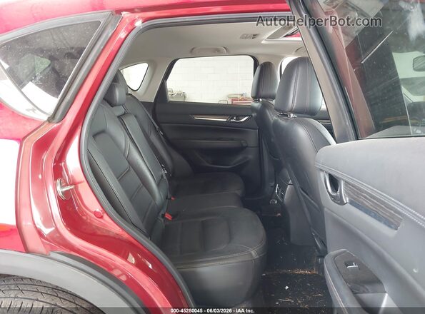 JM3KFBDLXH0113562 2017 MAZDA CX-5 Red Vista de la etiqueta del VIN
