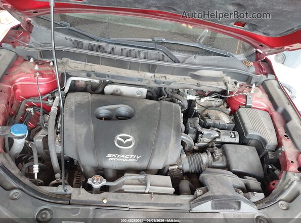JM3KFBDLXH0113562 2017 MAZDA CX-5 Red Vista trasera