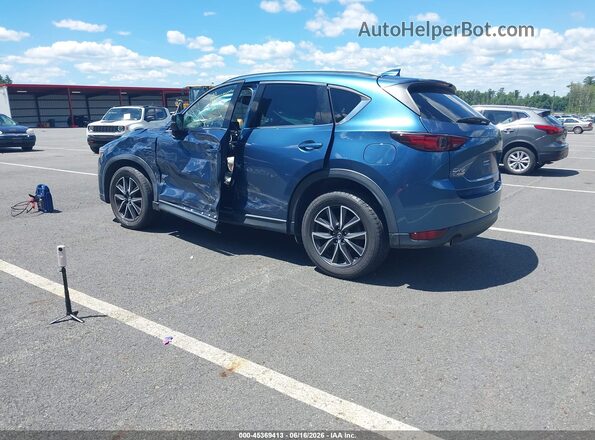 JM3KFBDLXH0169744 2017 MAZDA CX-5 Blue Tył lewy