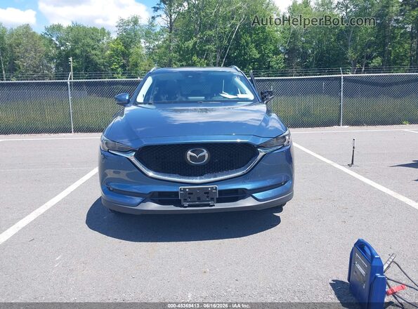 JM3KFBDLXH0169744 2017 MAZDA CX-5 Blue Widok zestawu wskaźników