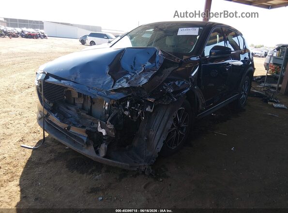 JM3KFBDM0J0321948 2018 MAZDA CX-5 Blue წინა მარცხენა ხედი სამი მეოთხედიდან