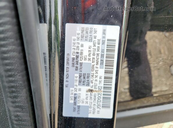 JM3KFBDM0K0616453 2019 MAZDA CX-5 Black Вид наклейки з VIN-кодом