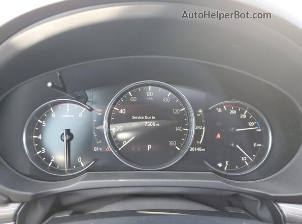 JM3KFBDM0P0134251 2023 MAZDA CX-5 White ხელსაწყოთა პანელის ხედი