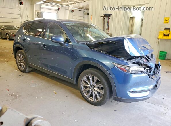 JM3KFBDM1K0687290 2019 MAZDA CX-5 Синий Передняя правая четверть