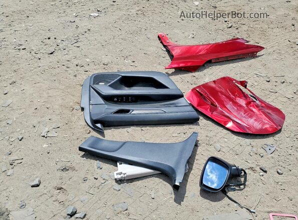 JM3KFBDM1L0841336 2020 MAZDA CX-5 Red Widok naklejki z numerem VIN