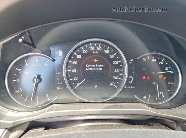 JM3KFBDM1L0841336 2020 MAZDA CX-5 Red Widok zestawu wskaźników