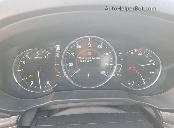 JM3KFBDM1P0257590 2023 MAZDA CX-5 Red Vista del cuadro de instrumentos