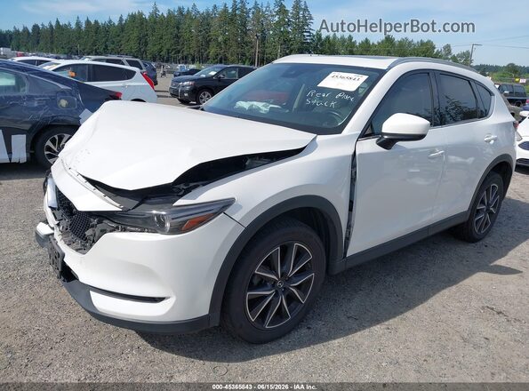 JM3KFBDM2J0305377 2018 MAZDA CX-5 White Vista tres cuartos delantera izquierda