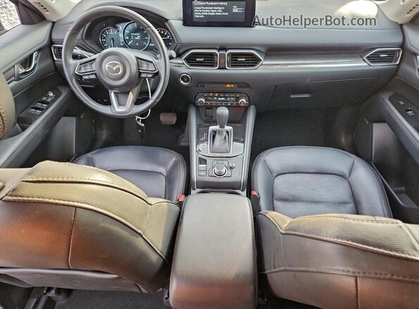JM3KFBDM2M1447372 2021 MAZDA CX-5 Black Вид панелі приладів