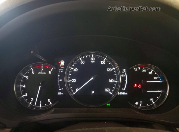 JM3KFBDM3L0763593 2020 MAZDA CX-5 Black ხელსაწყოთა პანელის ხედი