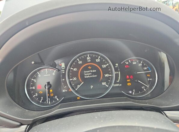 JM3KFBDM3M1499528 2021 MAZDA CX-5 Gray Widok zestawu wskaźników