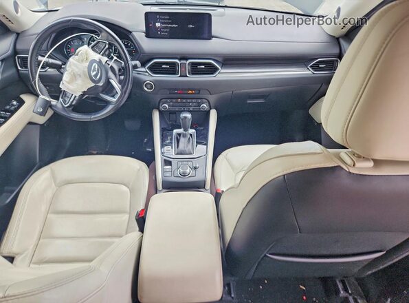 JM3KFBDM3M1499528 2021 MAZDA CX-5 Gray Widok deski rozdzielczej