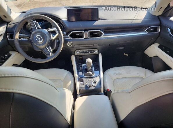 JM3KFBDM3N0536939 2022 MAZDA CX-5 Blue წინა პანელის ხედი