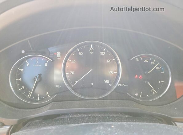 JM3KFBDM3N0550324 2022 MAZDA CX-5 Black Вид щитка приладів