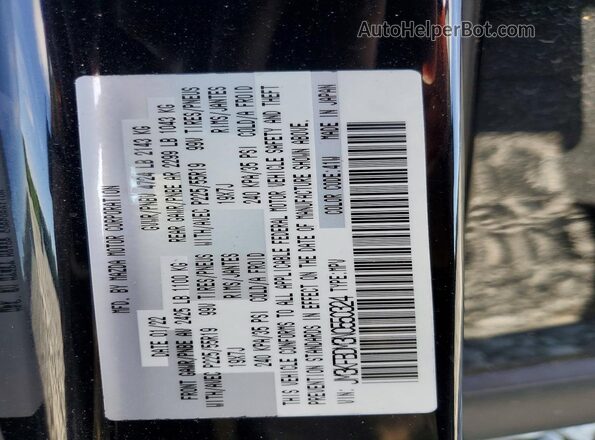 JM3KFBDM3N0550324 2022 MAZDA CX-5 Black Вид наклейки з VIN-кодом