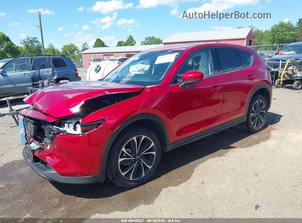 JM3KFBDM3N0556902 2022 MAZDA CX-5 Red Передня ліва чверть