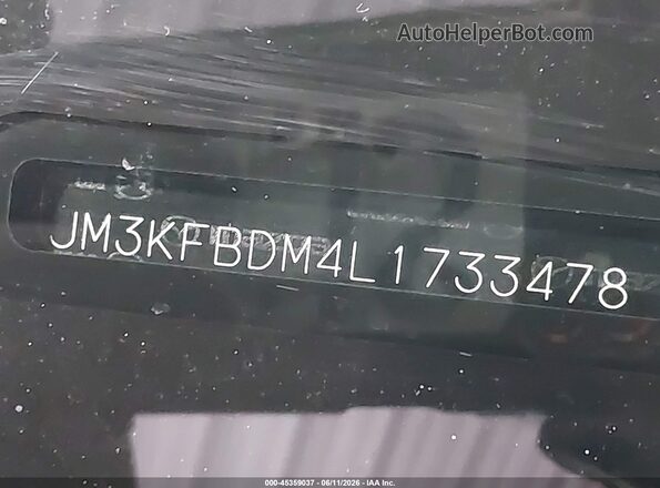 JM3KFBDM4L1733478 2020 MAZDA CX-5 Blue Շարժիչի բաժամունքի տեսք