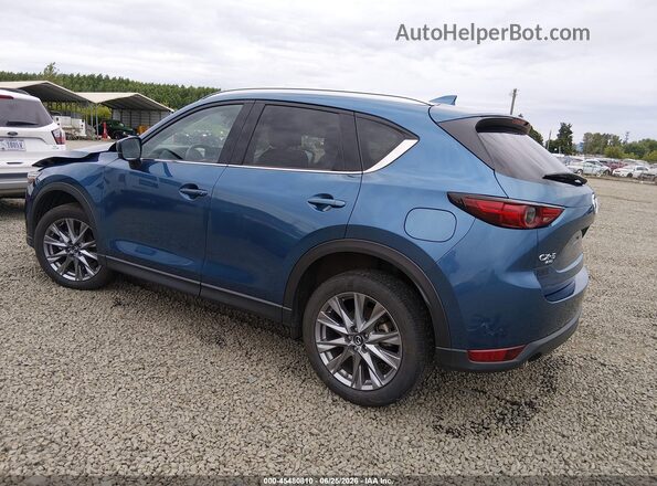 JM3KFBDM4M1406371 2021 MAZDA CX-5 Blue უკანა მარცხენა