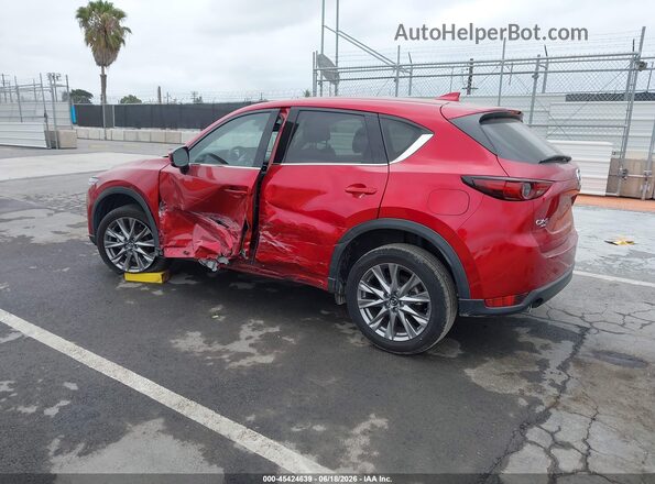 JM3KFBDM4M1475514 2021 MAZDA CX-5 Maroon Rear left