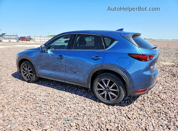 JM3KFBDM5J0347932 2018 MAZDA CX-5 Синий Задняя левая четверть
