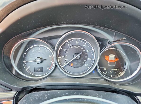 JM3KFBDM5J0347932 2018 MAZDA CX-5 Синий Вид щитка приборов