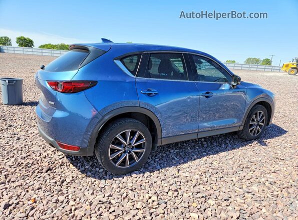 JM3KFBDM5J0347932 2018 MAZDA CX-5 Синий Задняя правая четверть