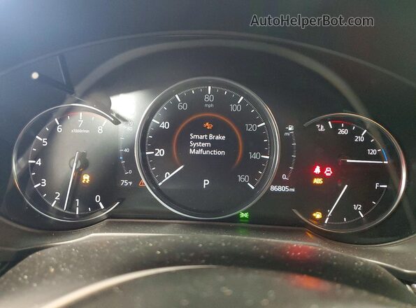 JM3KFBDM5K0523315 2019 MAZDA CX-5 Black Սարքավորումների վահանակի տեսք