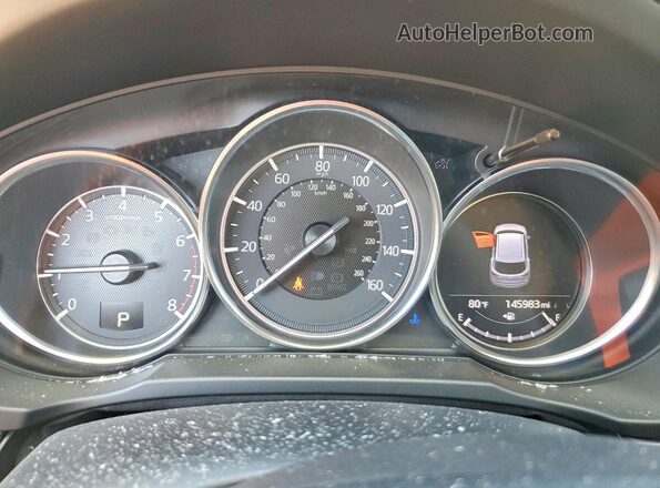 JM3KFBDM6J0324384 2018 MAZDA CX-5 White Вид щитка приладів