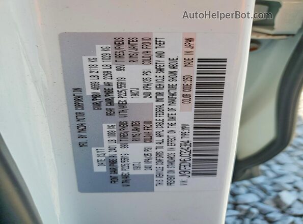 JM3KFBDM6J0324384 2018 MAZDA CX-5 White Вид наклейки з VIN-кодом