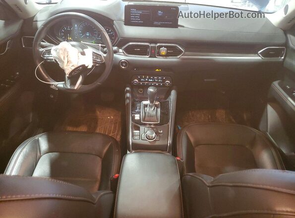 JM3KFBDM6M0487542 2021 MAZDA CX-5 Blue Widok deski rozdzielczej