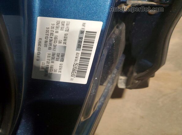 JM3KFBDM6M0487542 2021 MAZDA CX-5 Blue Widok naklejki z numerem VIN