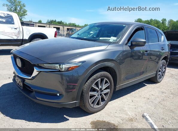 JM3KFBDM7J0315371 2018 MAZDA CX-5 Серый Передняя левая четверть