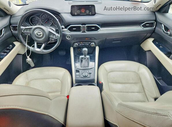 JM3KFBDM7J0361847 2018 MAZDA CX-5 Синий Вид панели приборов