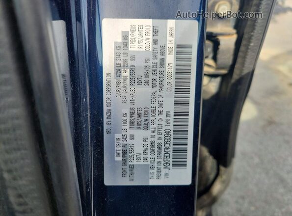 JM3KFBDM7K0690940 2019 MAZDA CX-5 Blue Շարժիչի բաժամունքի տեսք