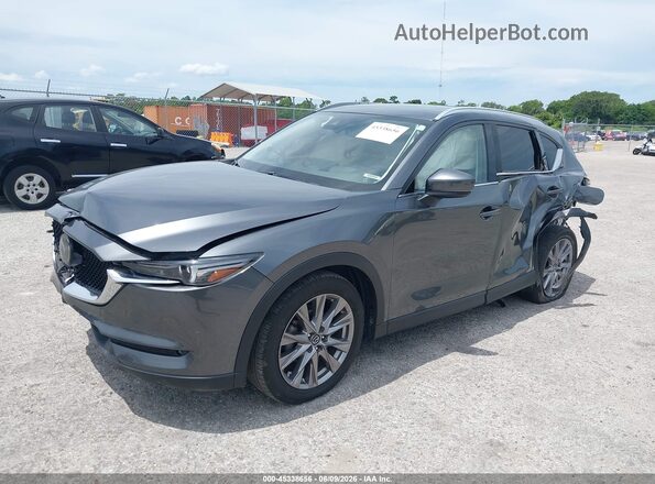 JM3KFBDM7M0434848 2021 MAZDA CX-5 Gray Առջևի ձախ երեք քառորդ տեսարան