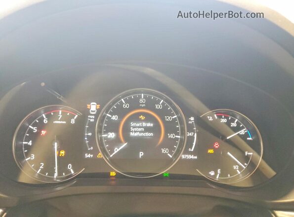 JM3KFBDM8K1639392 2019 MAZDA CX-5 Black Widok zestawu wskaźników