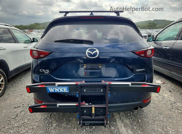 JM3KFBDM8M0336038 2021 MAZDA CX-5 Blue Вид ззаду